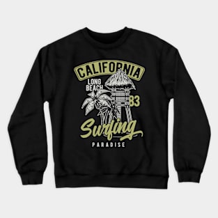 California surfing paradise Crewneck Sweatshirt